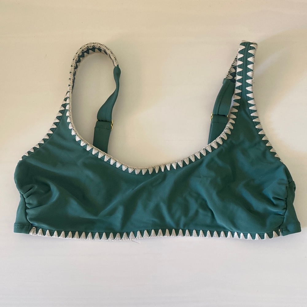 Green bikini top